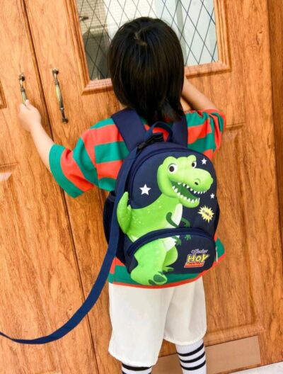 Mochila con diseño de dinosaurios