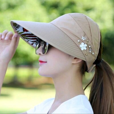 Gorra de visera para mujer