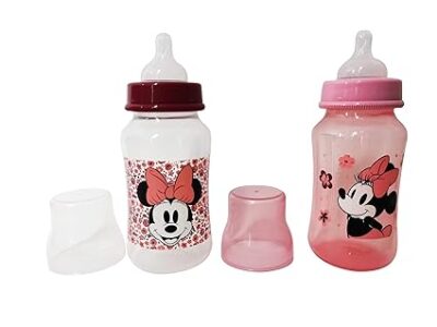 Cudlie Disney Baby Girl - Paquete de 2 biberones de 11 onzas, Minnie Mouse - Image 4