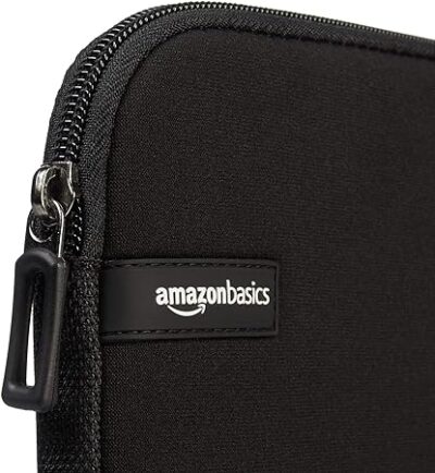 Amazon Basics Funda para portátil de 17,3 pulgadas, funda protectora con cremallera, color negro - Image 4